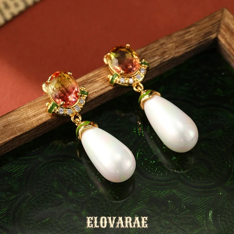 Aurelia Muse Pearl Fringe Drop Earrings product image 5