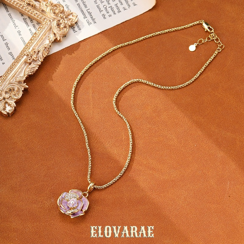 Liora Lustre Camellia Cat-Eye Pendant Necklace product image 5