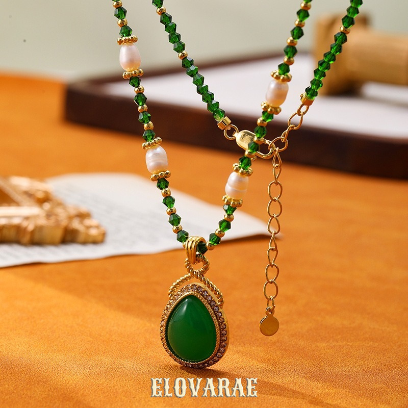 Solene Lustre Pearl Teardrop Pendant Necklace product image 5