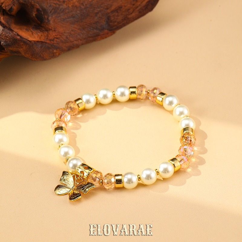 Marielle Lustre Pearl Butterfly Beaded Bracelet product image 5