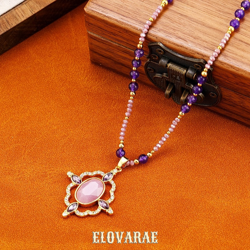 Lucienne Lustre Violet Pendant Necklace product image 5