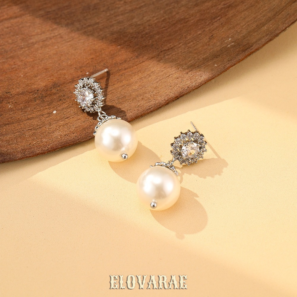 Thalia Lustre Pearl Crystal Stud Earrings product image 5