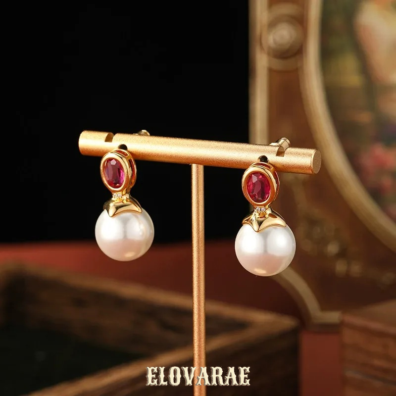 Rosalie Reverie Pearl Stud Earrings product image 5