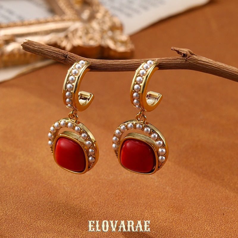 Celeste Nocturne Pearl Drop Earrings product image 5