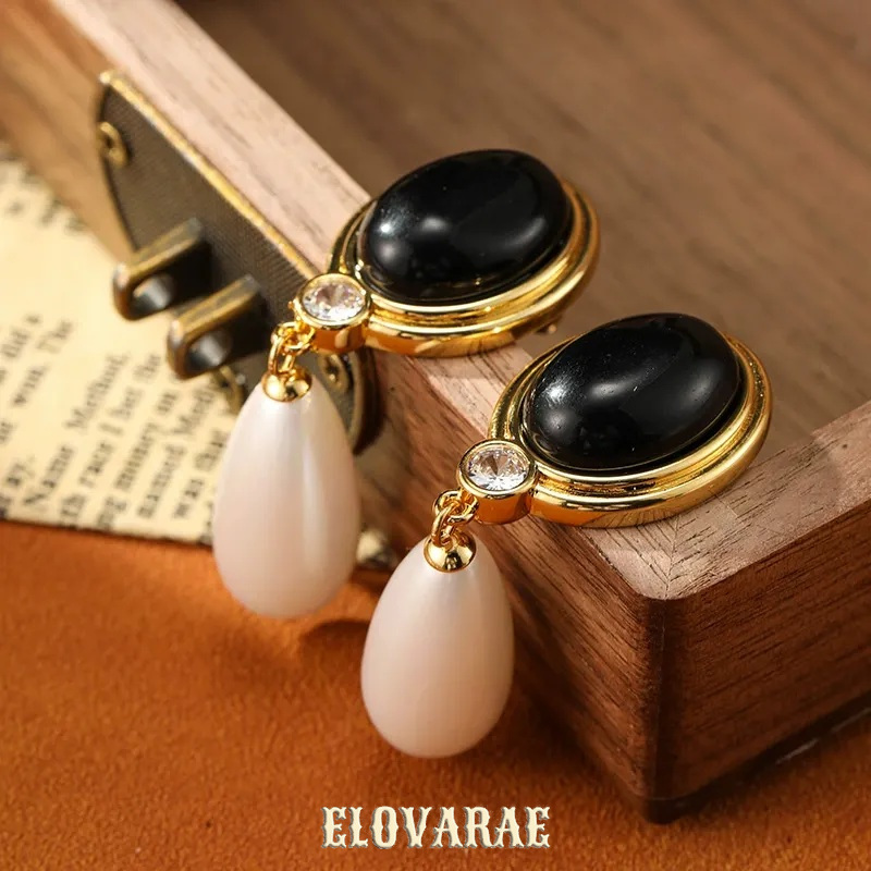 Liora Nocturne Pearl Fringe Stud Earrings product image 5