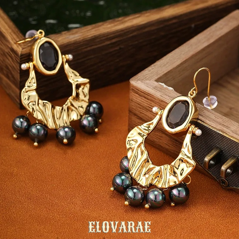 Seraphine Gleam Pearl Fringe Drop Earrings product image 5