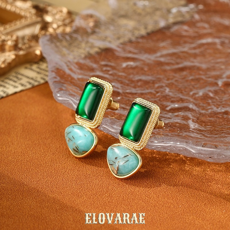 Aurelia Petal Geometric Drop Earrings product image 5