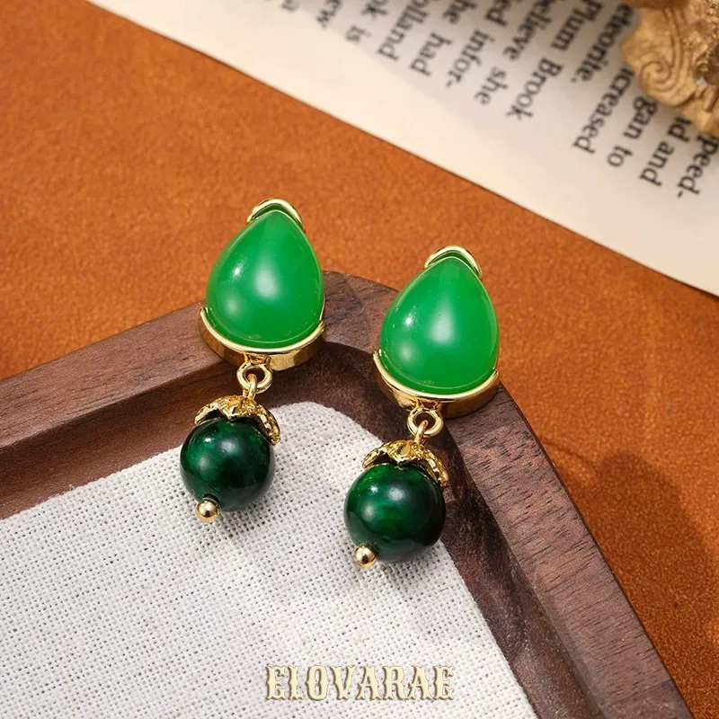 Noelle Muse Leaf Teardrop Drop Earrings product image 6