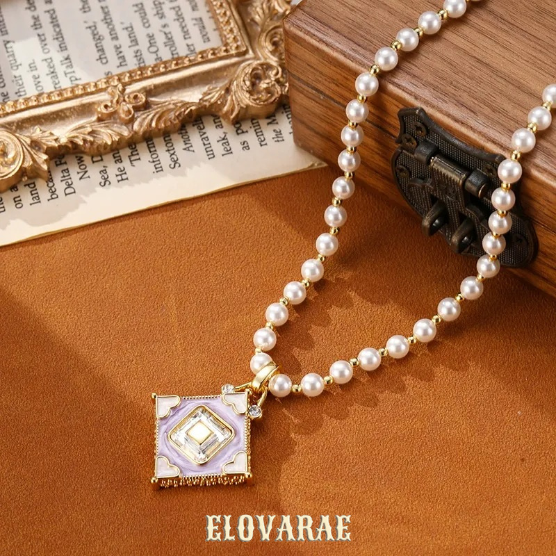 Celeste Lustre Pearl Heart Pendant Necklace product image 6