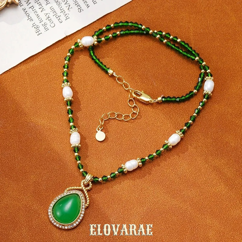 Solene Lustre Pearl Teardrop Pendant Necklace product image 6