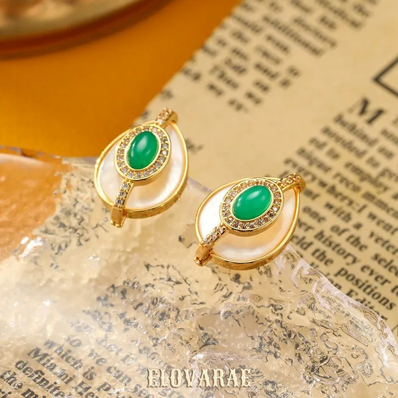 Sabine Lustre Teardrop Geometric Stud Earrings product image 6