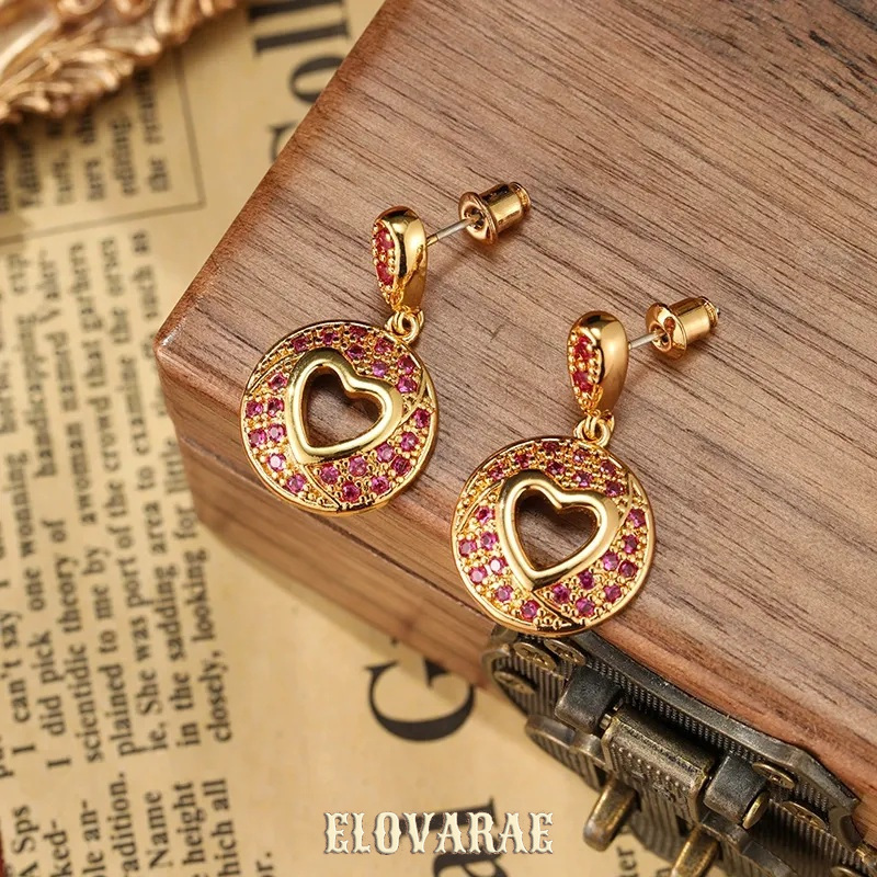 Cressida Reverie Heart Geometric Drop Earrings product image 6