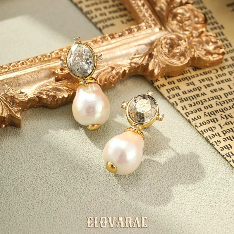 Elara Nocturne Pearl Drop Earrings product image 6