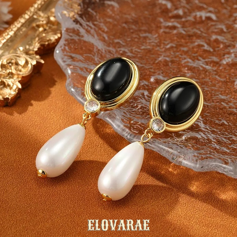 Liora Nocturne Pearl Fringe Stud Earrings product image 6