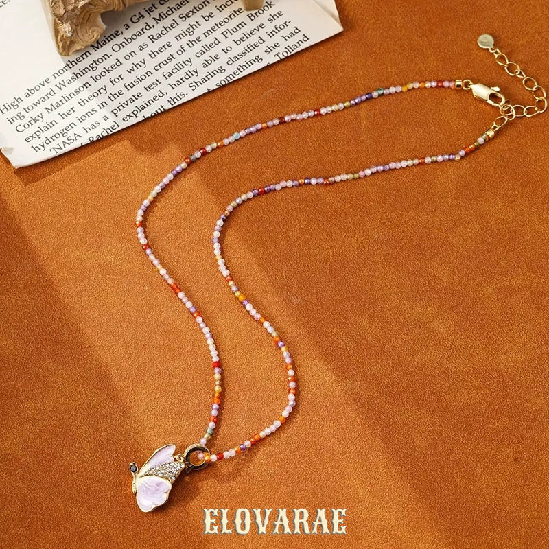 Solene Nocturne Butterfly Crystal Pendant Necklace product image 6
