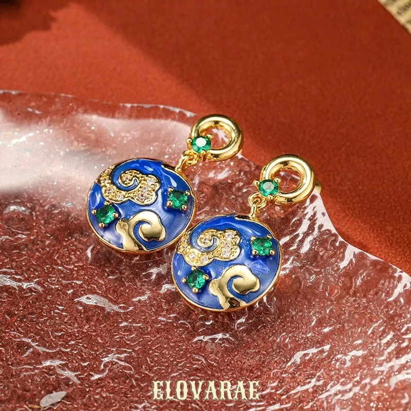 Aurelia Gleam Enamel Drop Earrings product image 6
