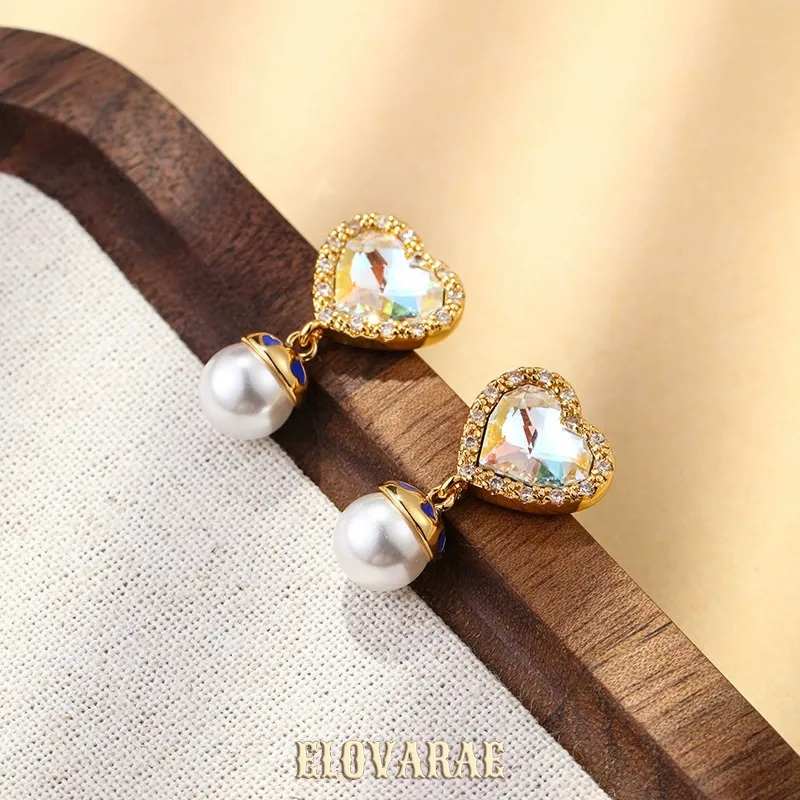 Liora Gleam Pearl Heart Stud Earrings product image 6