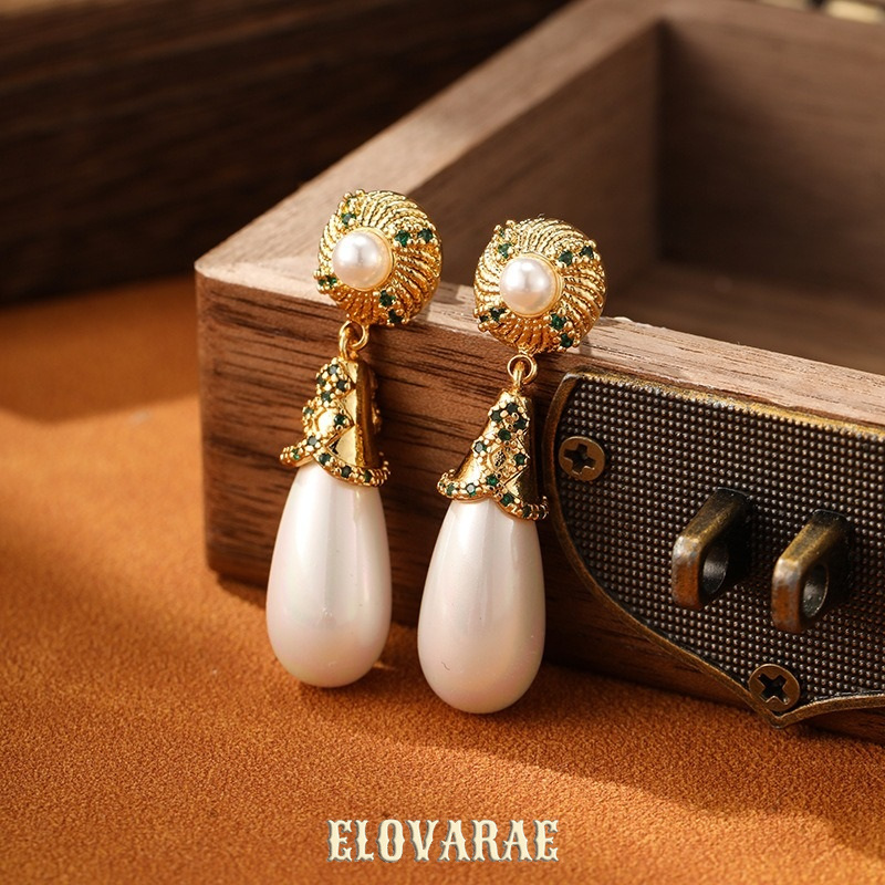Cressida Gleam Pearl Fringe Drop Earrings product image 6