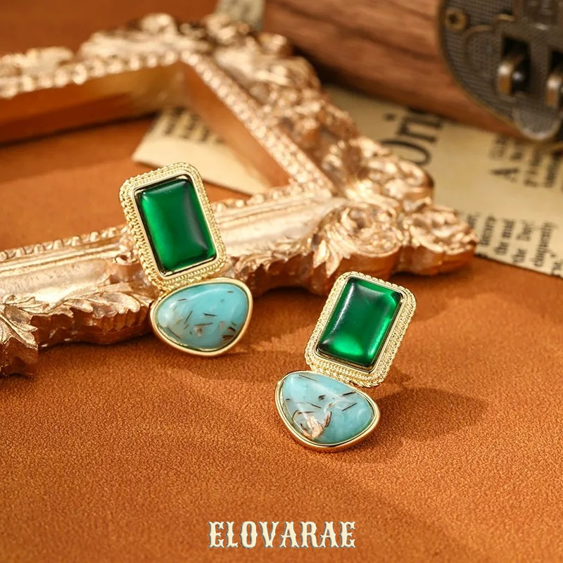 Aurelia Petal Geometric Drop Earrings product image 6