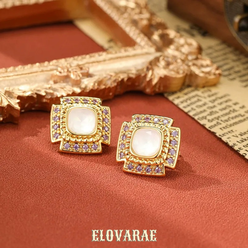 Ophelia Bloom Crystal Stud Earrings product image 7