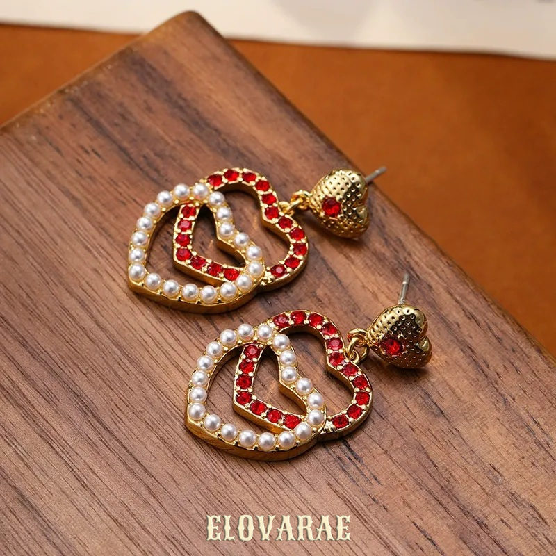 Valentina Bloom Pearl Heart Stud Earrings product image 7