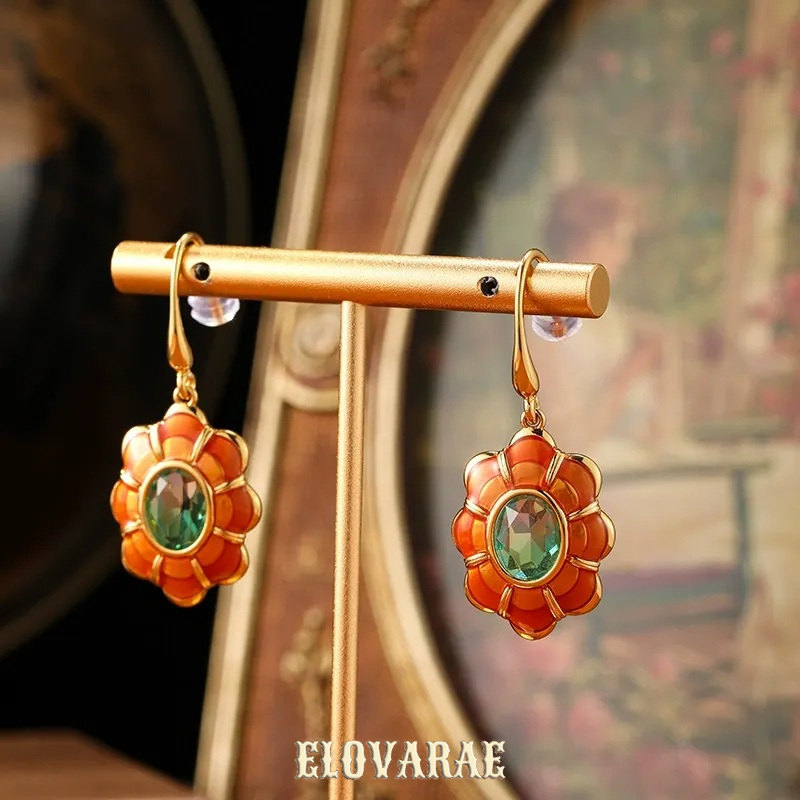 Ophelia Muse Floral Fringe Drop Earrings product image 7