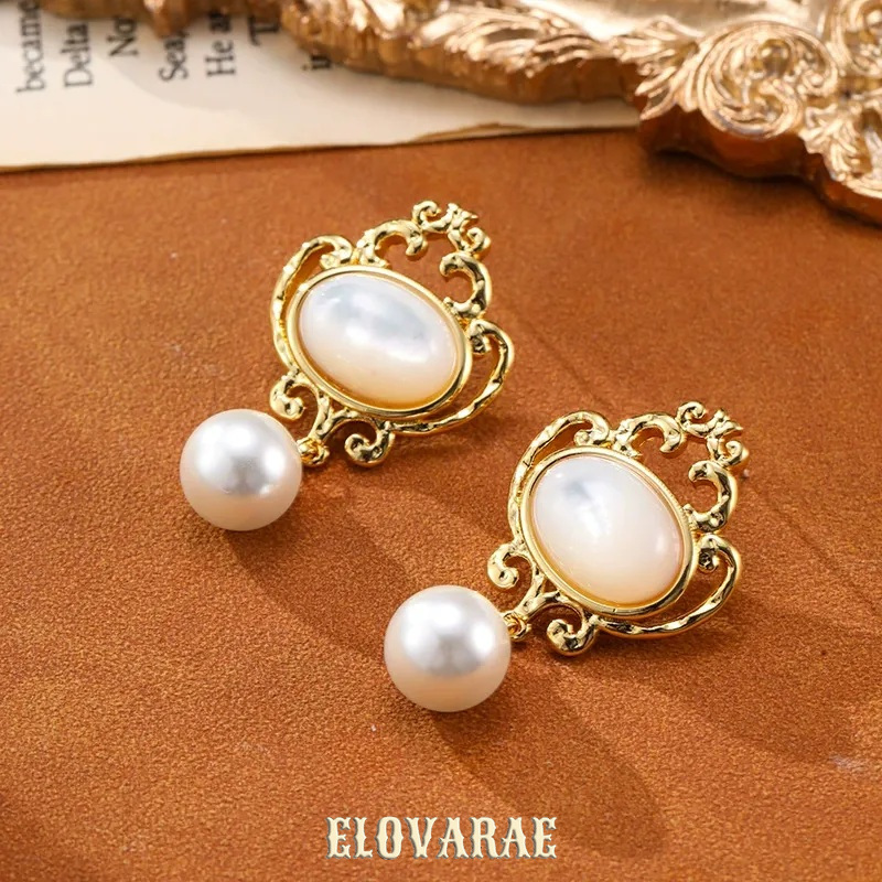 Lucienne Halo Pearl Drop Earrings product image 7