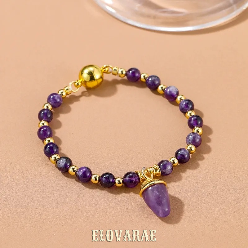 Valentina Lustre Amethyst-Tone Crystal Beaded Bracelet product image 7