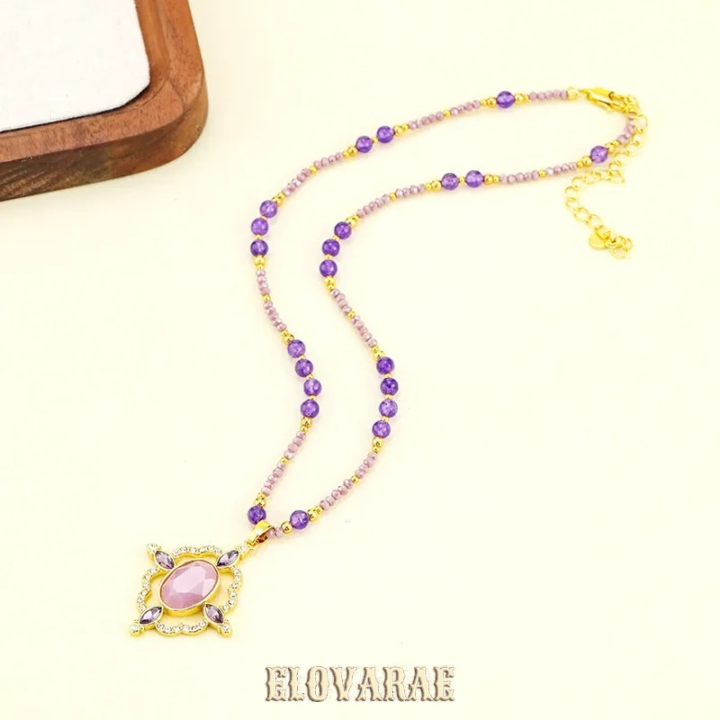Lucienne Lustre Violet Pendant Necklace product image 7
