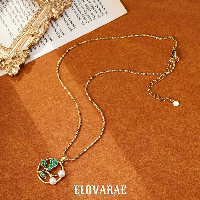 Liora Reverie Pearl Leaf Pendant Necklace product image 7