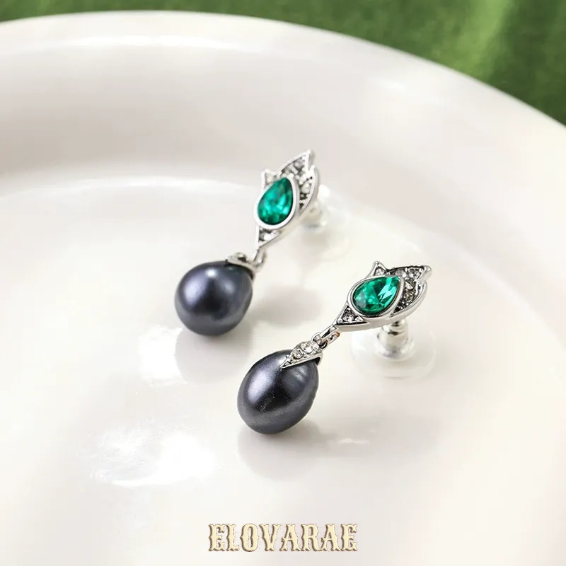 Aurelia Nocturne Pearl Fringe Drop Earrings product image 7