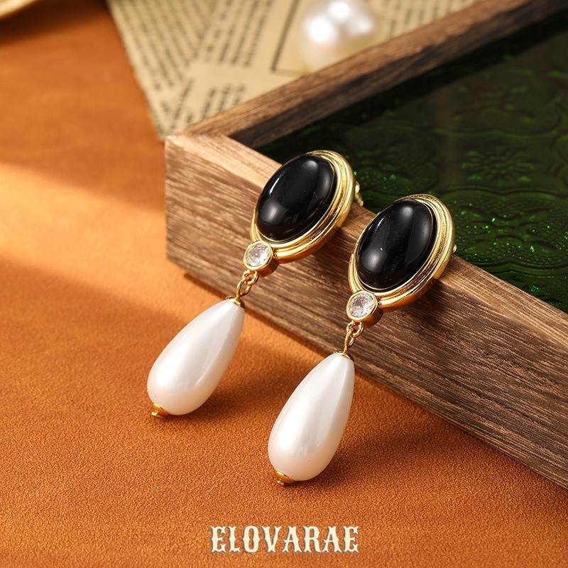 Liora Nocturne Pearl Fringe Stud Earrings product image 7