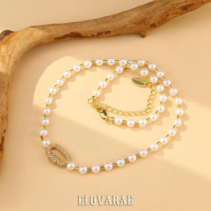 Estelle Nocturne Pearl Crystal Pendant Necklace product image 7