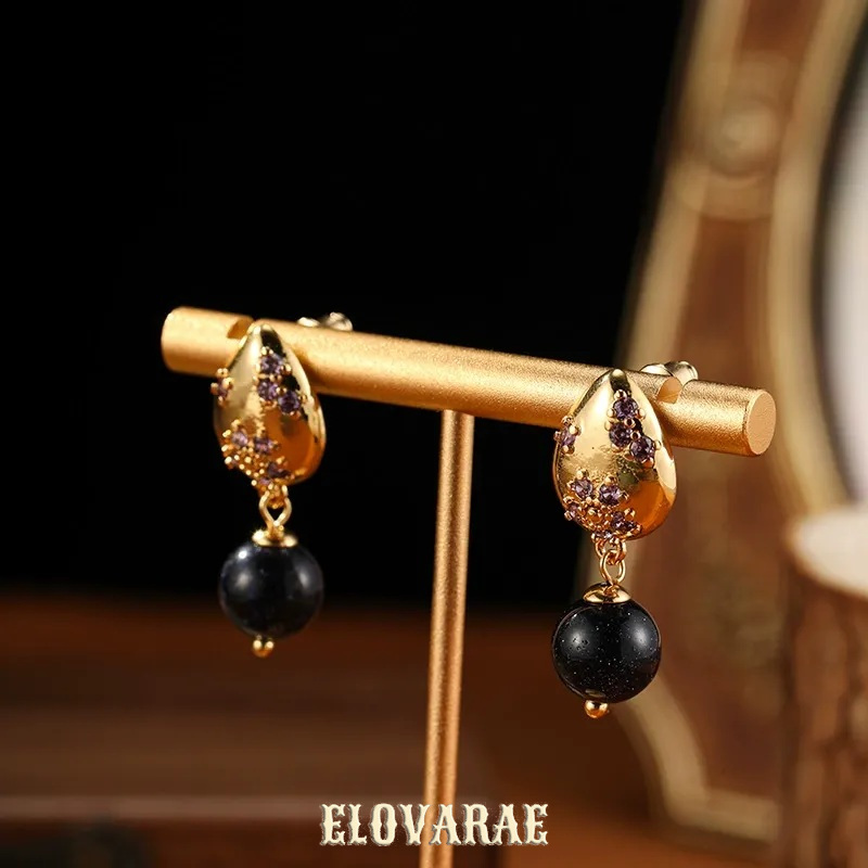Lucienne Gleam Teardrop Crystal Drop Earrings product image 7
