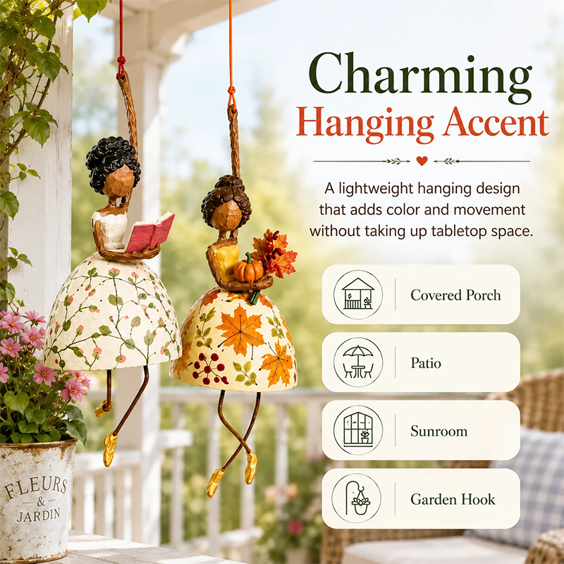 💃🌸 Let Your Space Dance — Whimsical Dancing Lady Hanging Ornament 