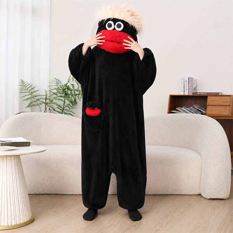 😂 Goofy Plush Character Onesie – Better Together 👯
