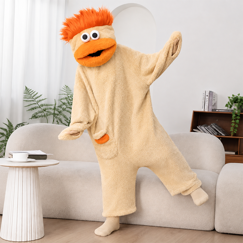 😂 Goofy Plush Character Onesie – Better Together 👯