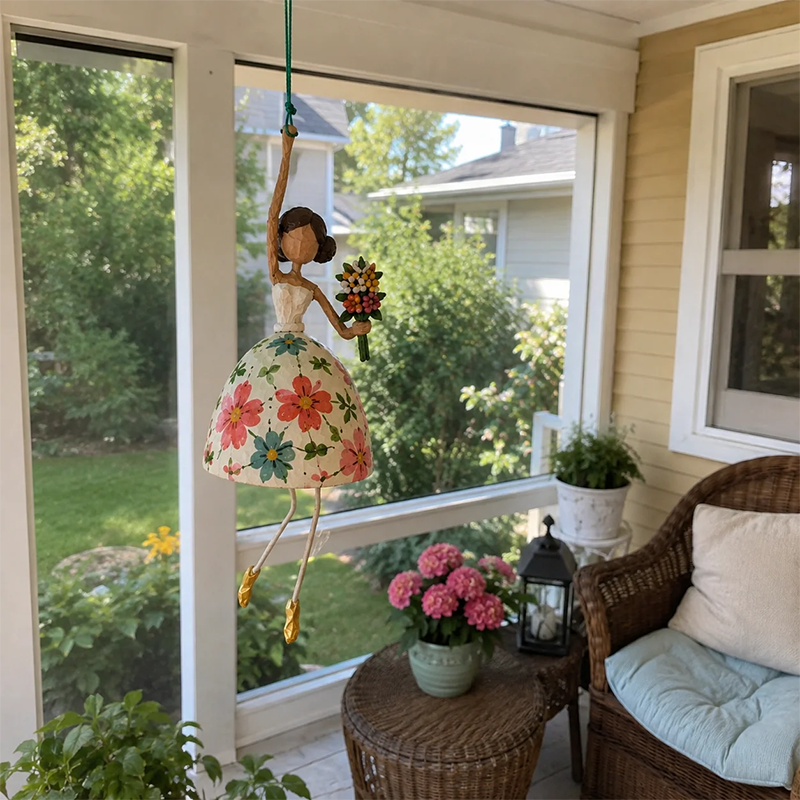 💃🌸 Let Your Space Dance — Whimsical Dancing Lady Hanging Ornament 
