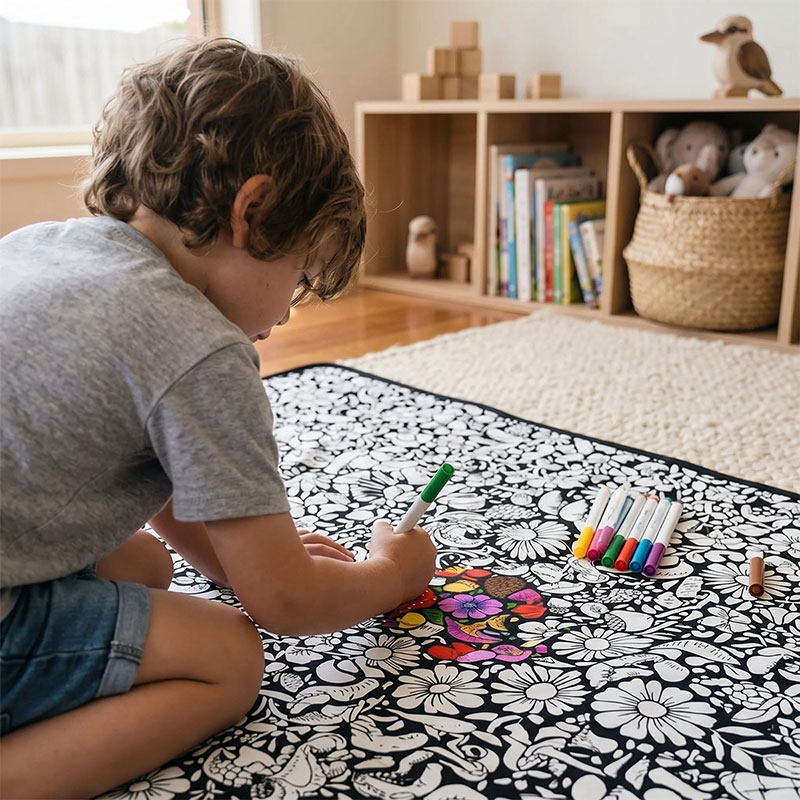 🎨 60% OFF ✨ Create Your Own Cozy Blanket – 24 Markers Included | New Christmas Edition 🎄