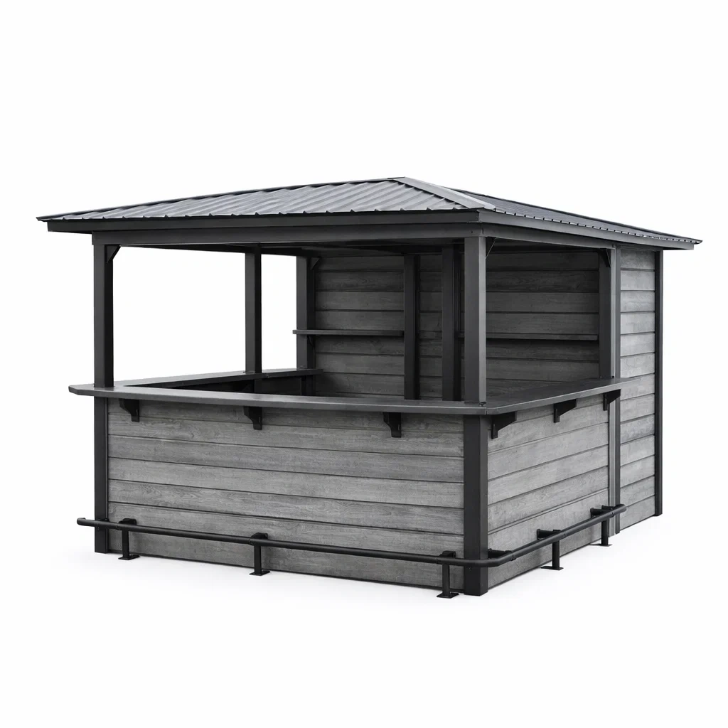 Grandes structures de jardin,Pavillon de bar-furnivato