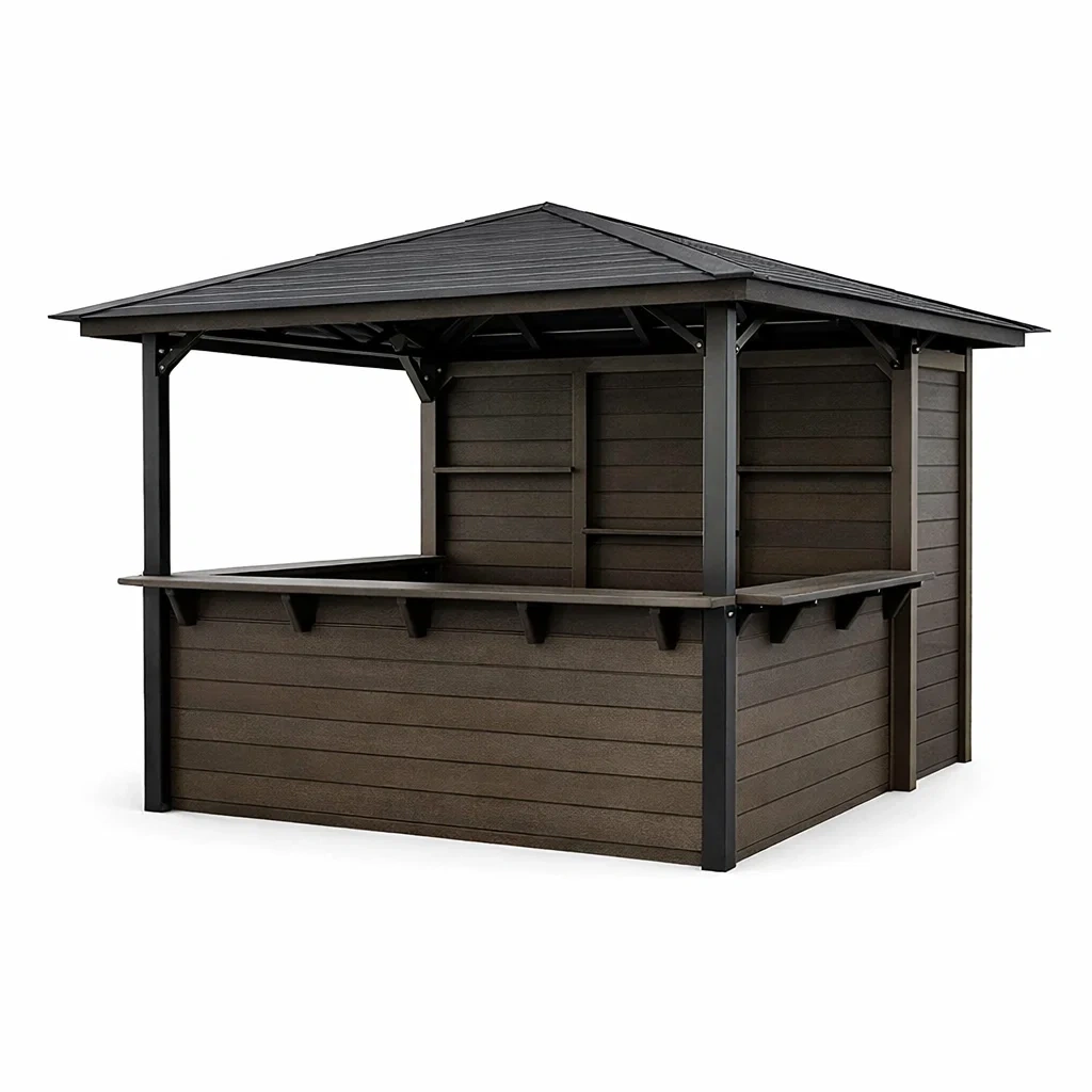 Grandes structures de jardin,Pavillon de bar-furnivato
