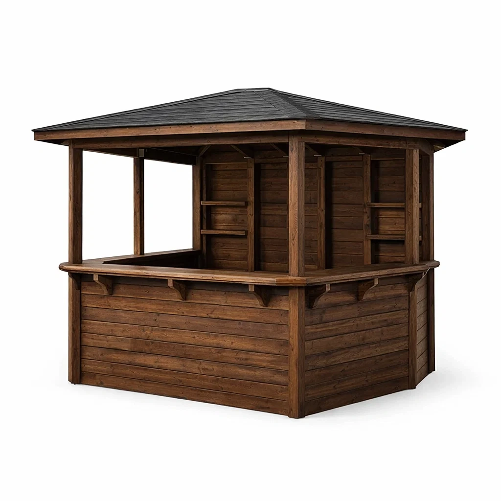 Grandes structures de jardin,Pavillon de bar-furnivato