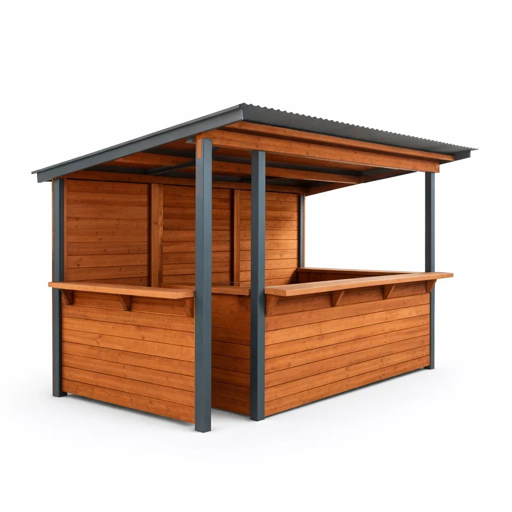 Grandes structures de jardin,Pavillon de bar-furnivato