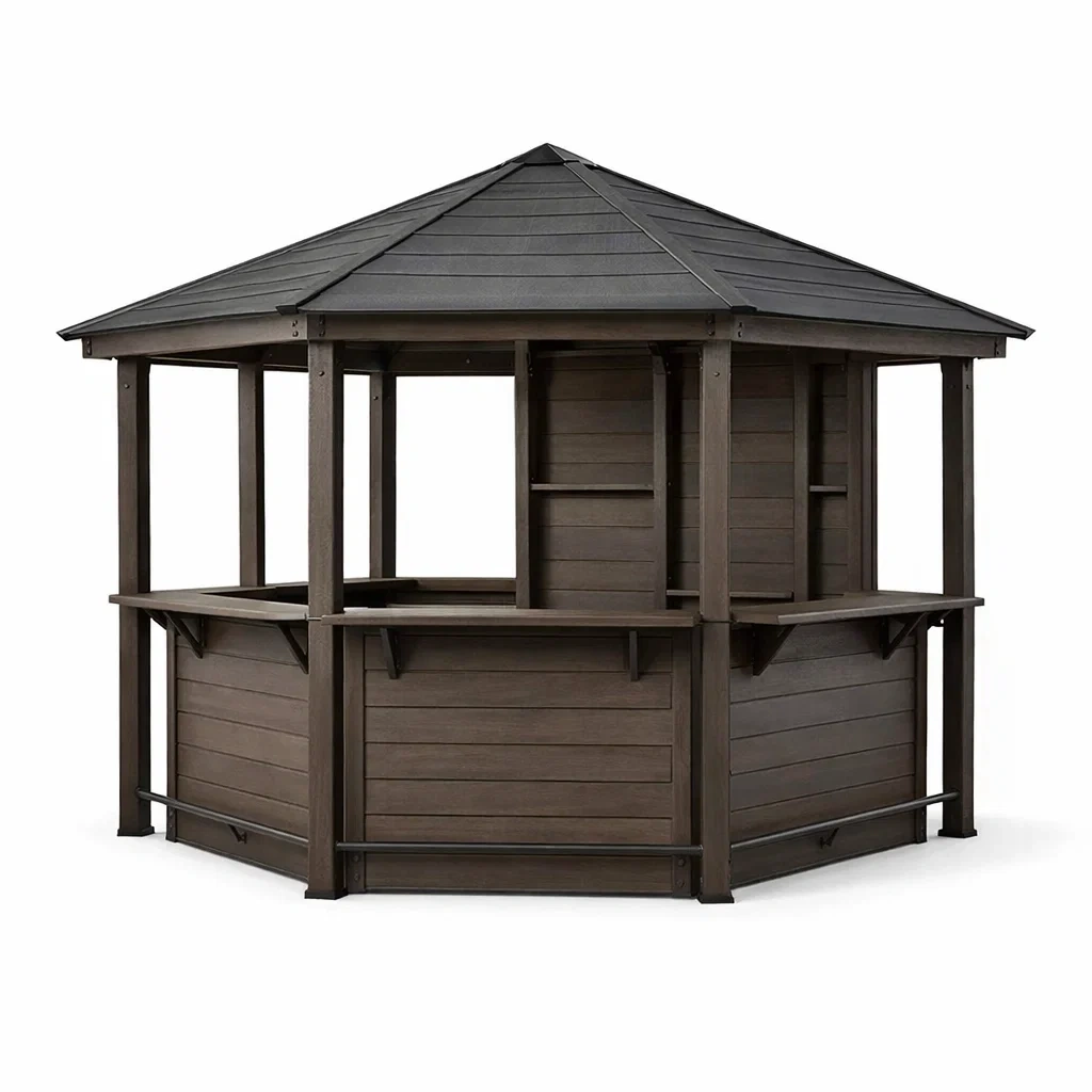 Grandes structures de jardin,Pavillon de bar-furnivato
