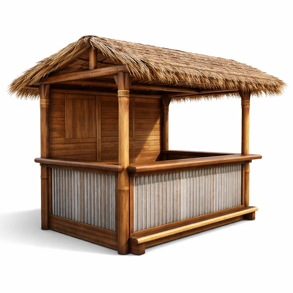 Grandes structures de jardin,Pavillon de bar-furnivato