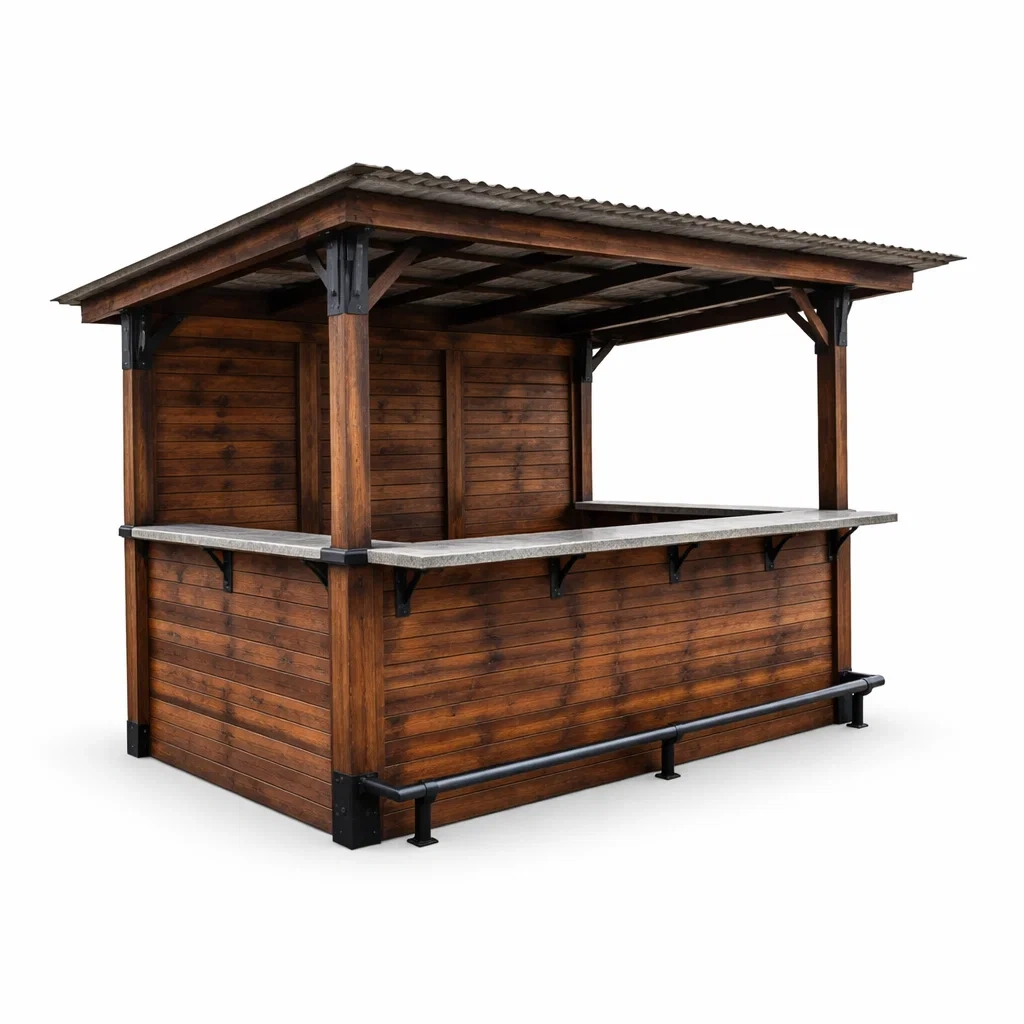 Grandes structures de jardin,Pavillon de bar-furnivato