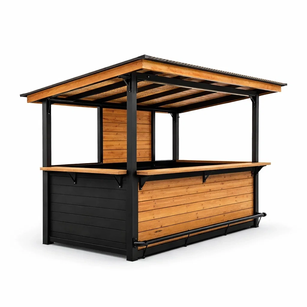Grandes structures de jardin,Pavillon de bar-furnivato