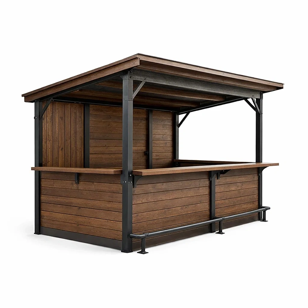 Grandes structures de jardin,Pavillon de bar-furnivato