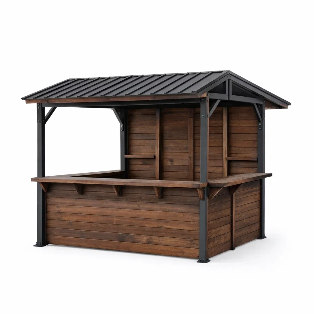 Grandes structures de jardin,Pavillon de bar-furnivato