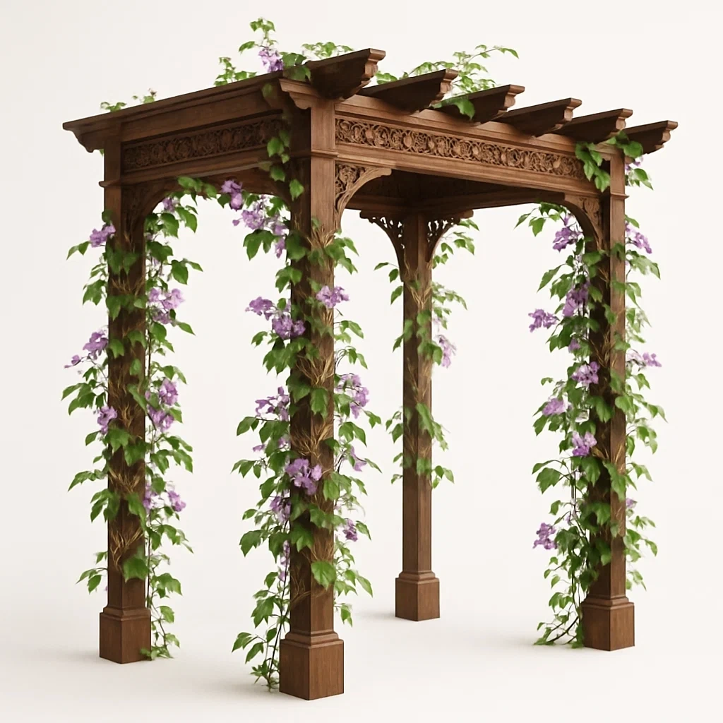 Jardin,Pergolas de jardin-Furnivaroz